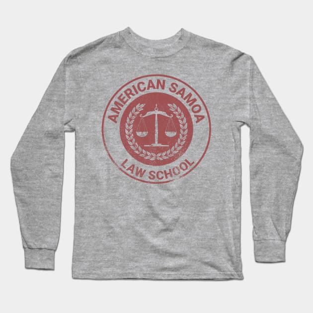 University Of American Samoa Law School Long Sleeve T-Shirt by Soriagk